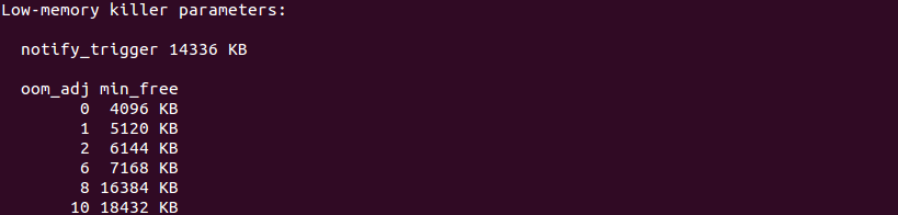 lmk-parameters